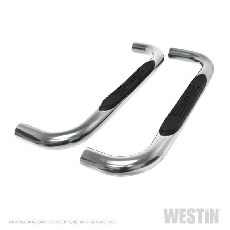 Westin 19-20 Chevy/GMC Silverado/Sierra 1500 Regular Cab E-Series 3 Nerf Step Bars - Stainless Steel thumbnail 7