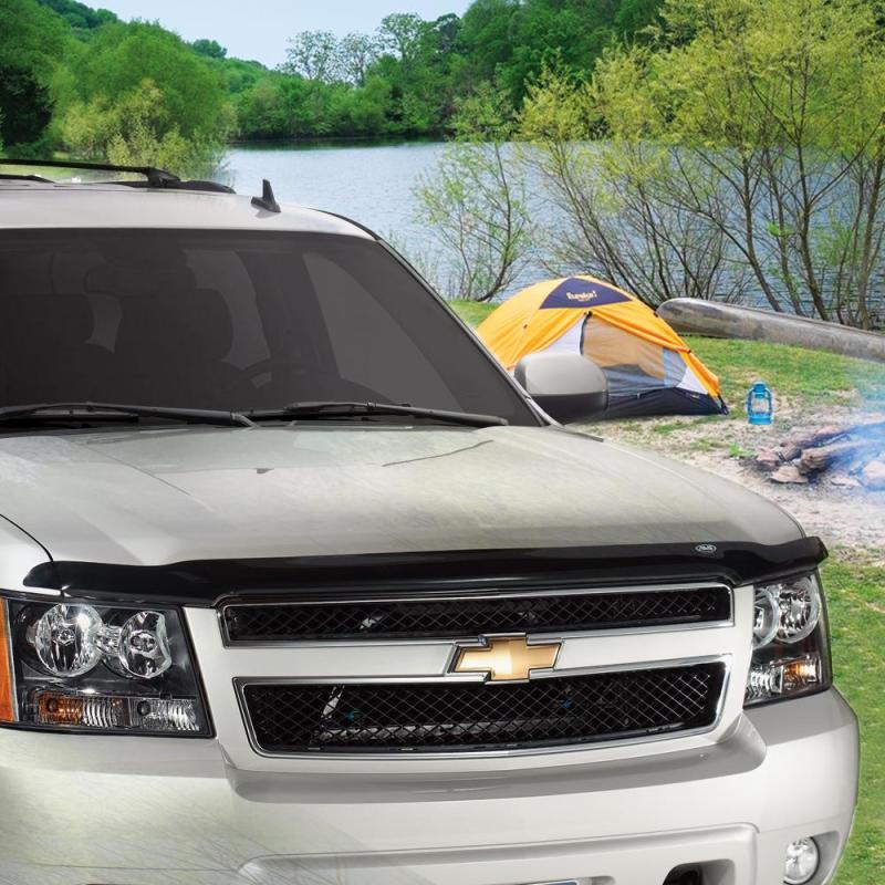 AVS 04-15 Nissan Armada Hoodflector Low Profile Hood Shield - Smoke thumbnail 9
