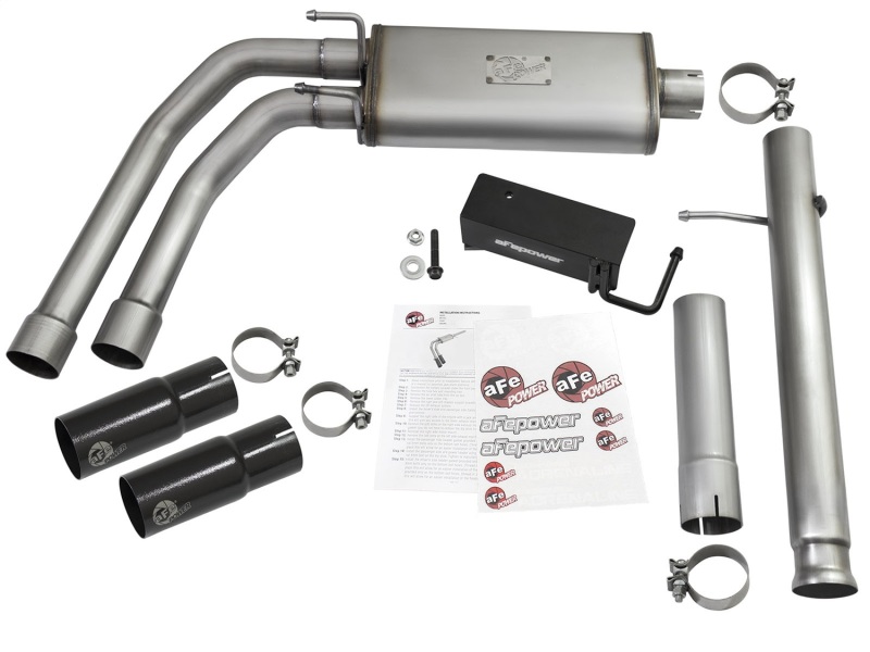aFe Rebel Series CB 3in Middle Side Exit SS Exht w/ Black Tips 09-16 Chevy Silverado/GMC Sierra 1500 thumbnail 3
