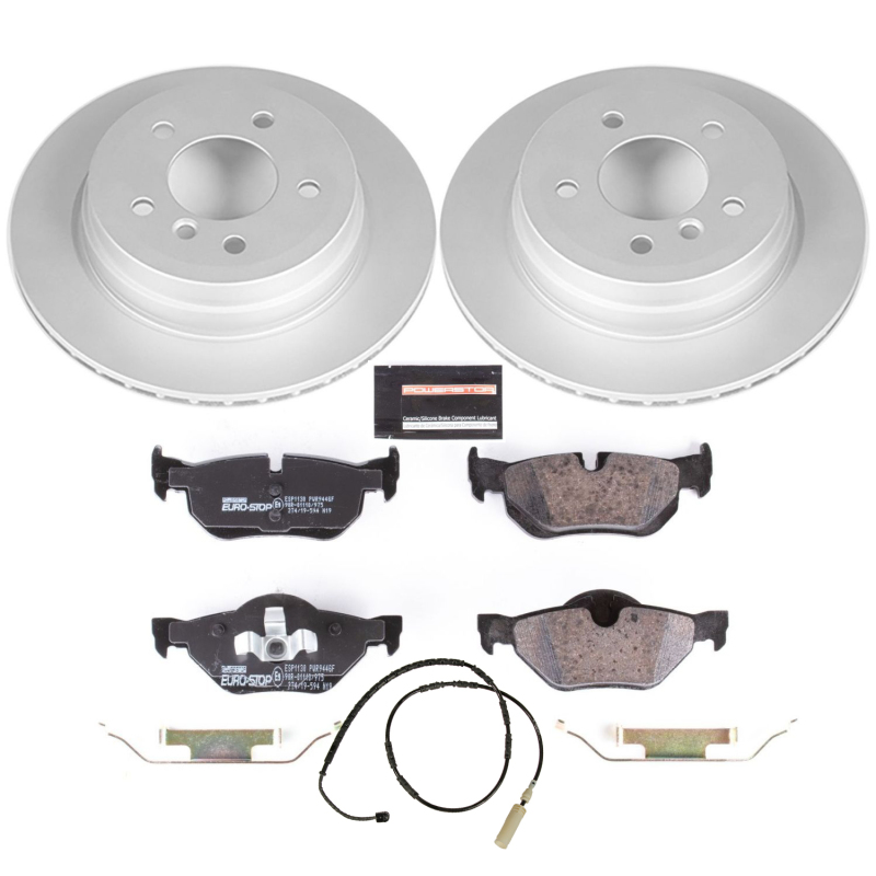 Power Stop 11-13 BMW 328i Rear Euro-Stop Brake Kit thumbnail 2
