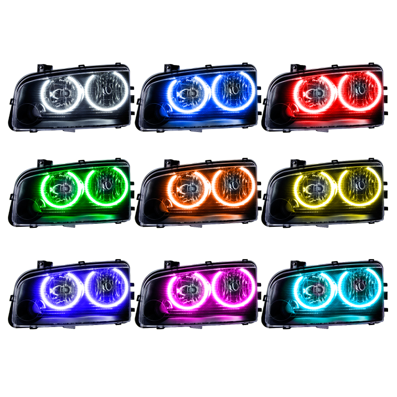 Oracle 05-10 Dodge Charger SMD HL (Non-HID) - ColorSHIFT w/ 2.0 Controller thumbnail 8