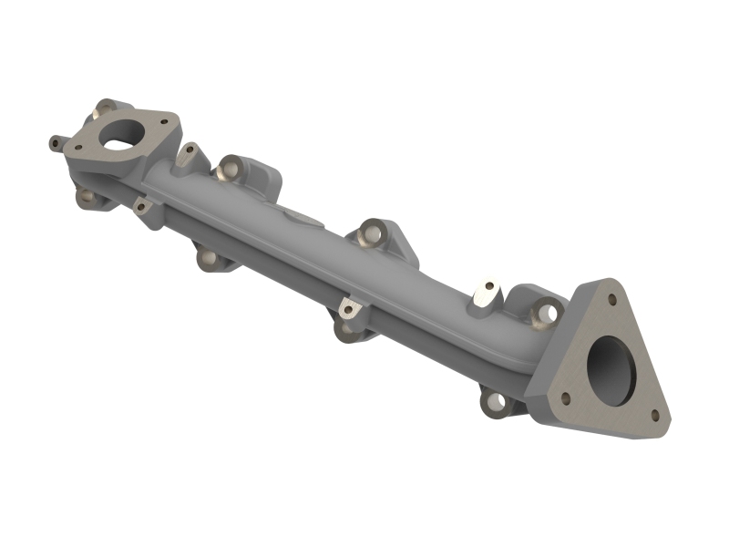 aFe BladeRunner Ported Ductile Iron Exhaust Manifold Ford Diesel Trucks 11-14 V8-6.7L (td) thumbnail 4