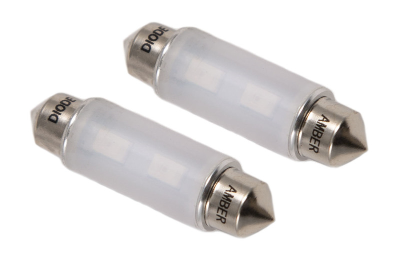 Diode Dynamics 41mm HP6 LED Bulb - Amber (Pair) thumbnail 2