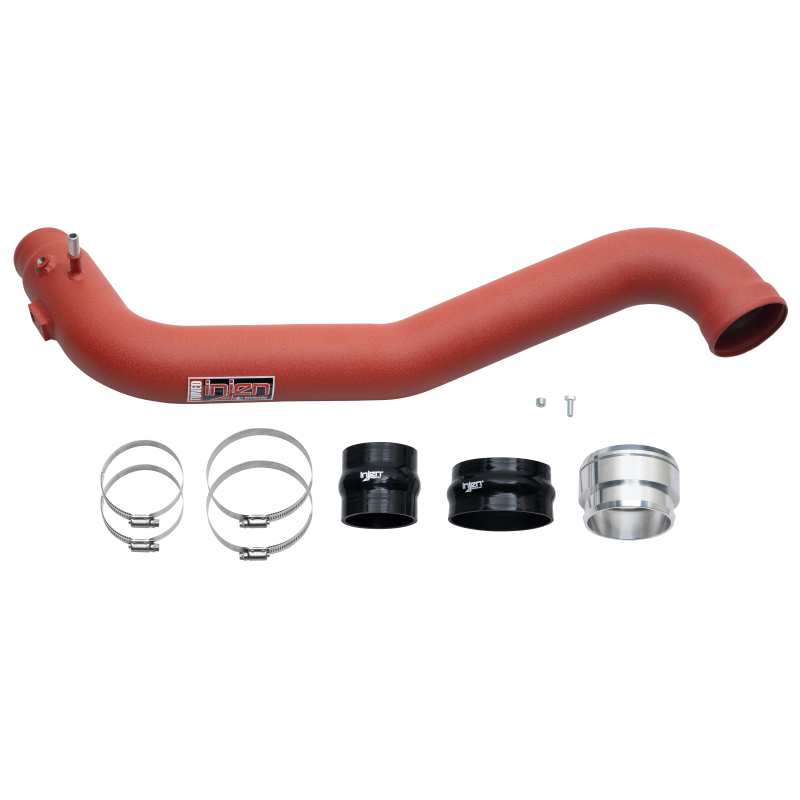 Injen 15-20 Ford F150 2.7L V6 (tt) Aluminum Intercooler Piping Kit - Wrinkle Red thumbnail 4