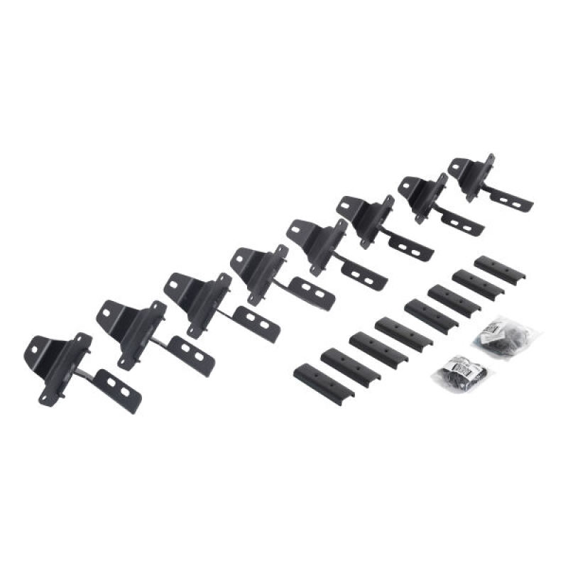 Go Rhino 20-22 Jeep Gladiator JT 4DR Mounting Brackets (V-Series V3/RB10 Slim/RB20 Slim) - Tex. Blk thumbnail 2