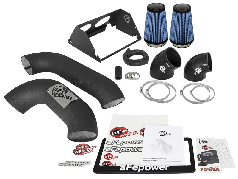 aFe Magnum FORCE Stage-2XP Intake w/3-1/2in Black Housing Pro 5R Filter 2017 Ford F-150 V6 3.5L (tt) thumbnail 3
