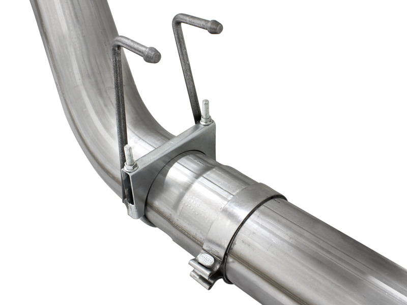 aFe Atlas Exhausts 5in DPF-Back Aluminized Steel Exhaust System 2015 Ford Diesel V8 6.7L (td) No Tip thumbnail 8