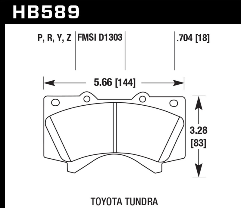 HAWK HP+ Brake Pad Sets