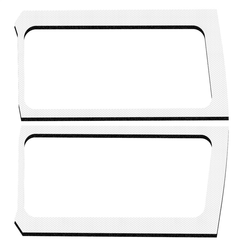DEI — DEI 18-23 Jeep Wrangler JL 2-Door Boom Mat Rear Side Window Trim - 2 Piece - White
Sound Dampening Kit