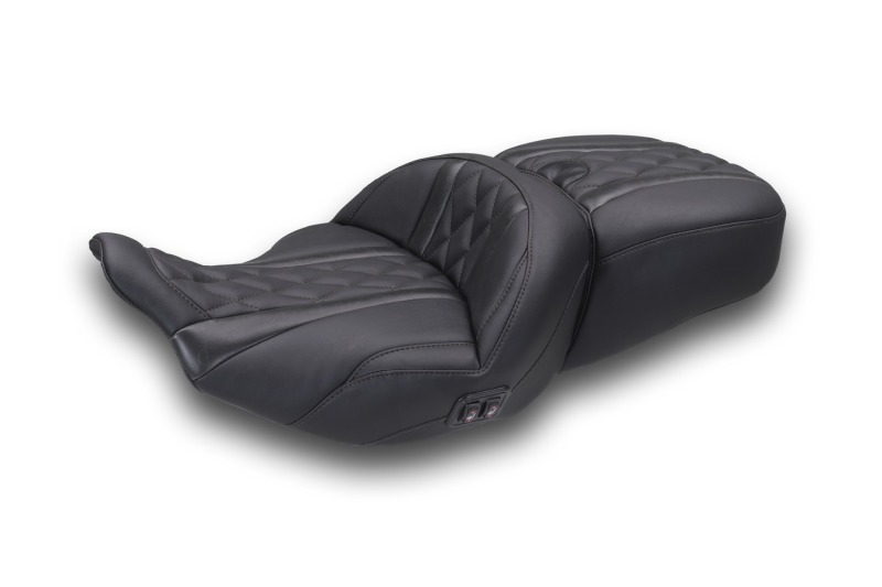 Mustang 2023-2025 Harley CVO Road Glide (ST) Heated Standard Reach One-Piece, 2 UP Seat Black