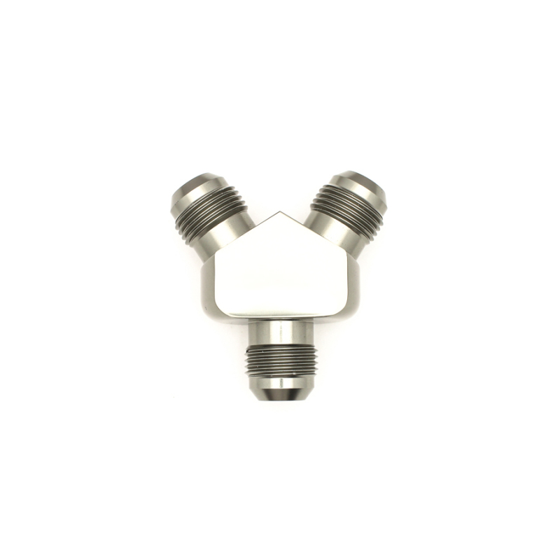 DeatschWerks 10AN Male Flare + 10AN Male Flare To 10AN Male Flare Y-Block Fitting thumbnail 7
