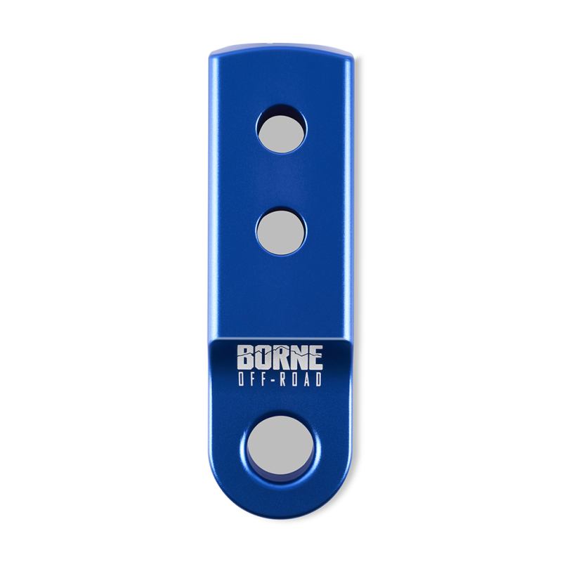 Borne Off-Road CNC Hitch Receiver Shackle 2in Blue thumbnail 6