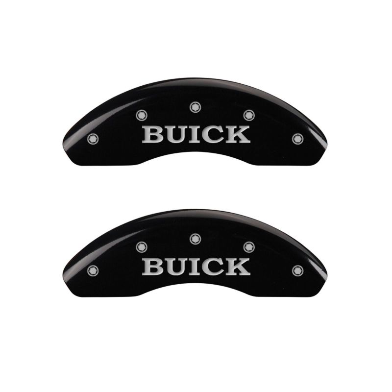 MGP 4 Caliper Covers Engraved Front Buick Rear Black Finish Silver Char 2002 Buick LeSabre thumbnail 7