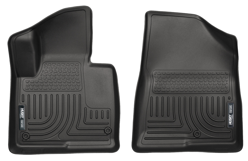Husky Liners 13-15 Hyundai Sante Fe GLS/Limited WeatherBeater Front Row Black Floor Liners thumbnail 5