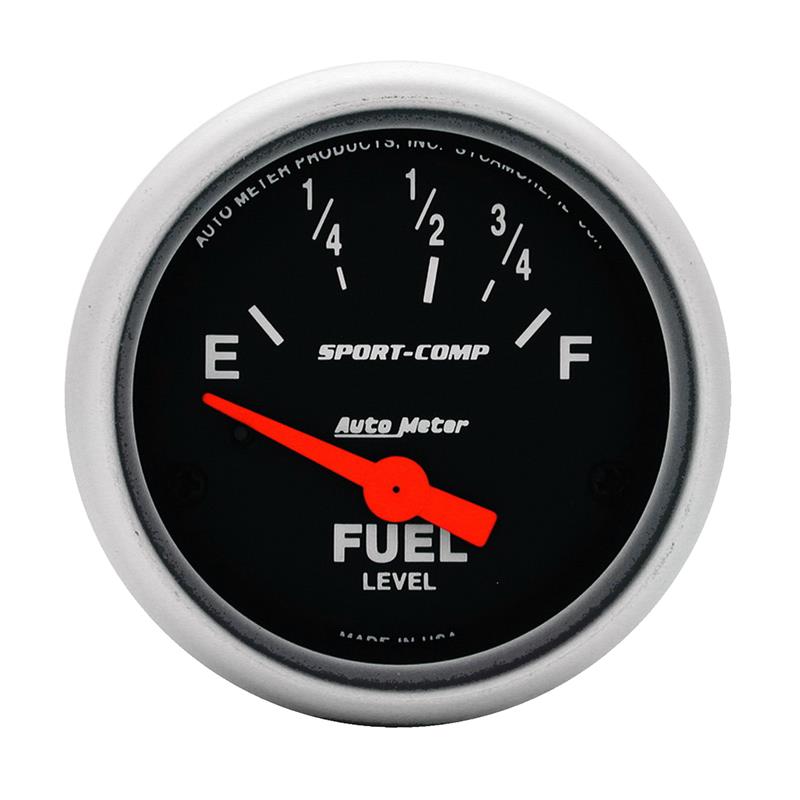 Autometer 2-1/16in 73 OHMS Empty / 10 OHMS Full Electric Sport-Comp Gauge