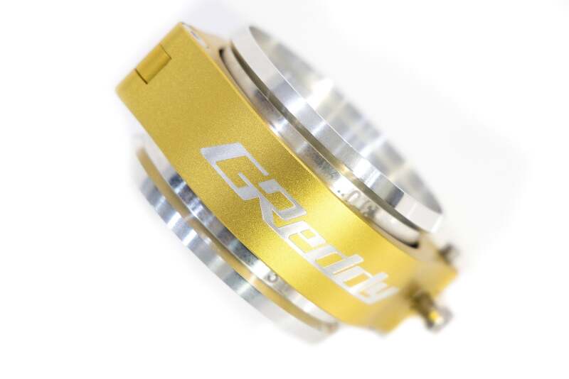 GReddy 3.0 Inch Gold Anodized Aluminum Boost Tube Clamp Set thumbnail 7