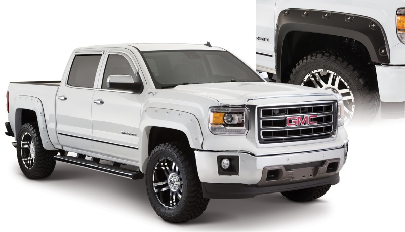 Bushwacker 16-18 GMC Sierra 1500 Boss Pocket Style Flares 4pc - Black thumbnail 3