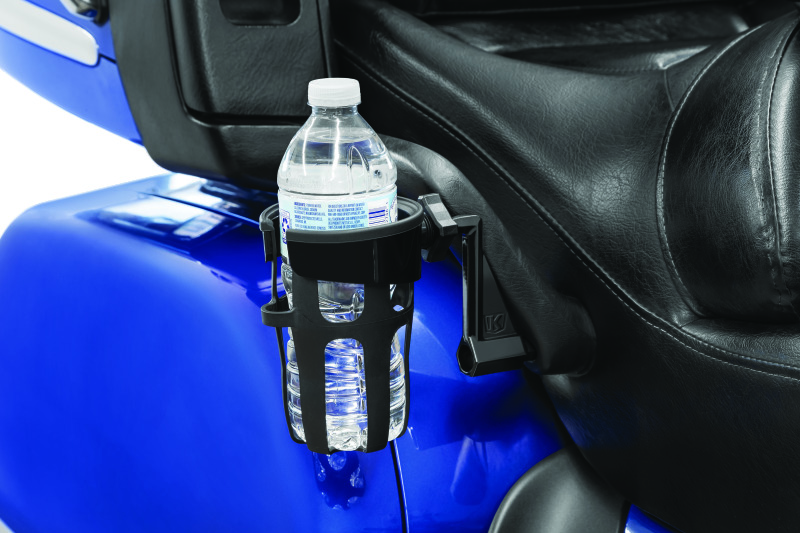 Kuryakyn Reflex Drink Holder 01-17 GL1800 Passenger Mount Black