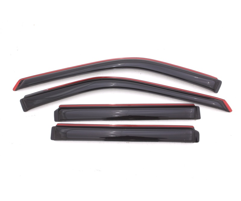 AVS 11-18 Ford Explorer Ventvisor In-Channel Front & Rear Window Deflectors 4pc - Smoke thumbnail 4