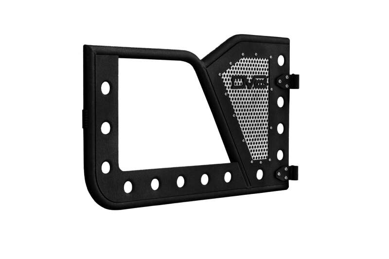 DV8 Offroad Jeep 18+ Wrangler JL / 20+ Gladiator JT Front Rock Doors w/ Perforated Aluminum Mesh thumbnail 6