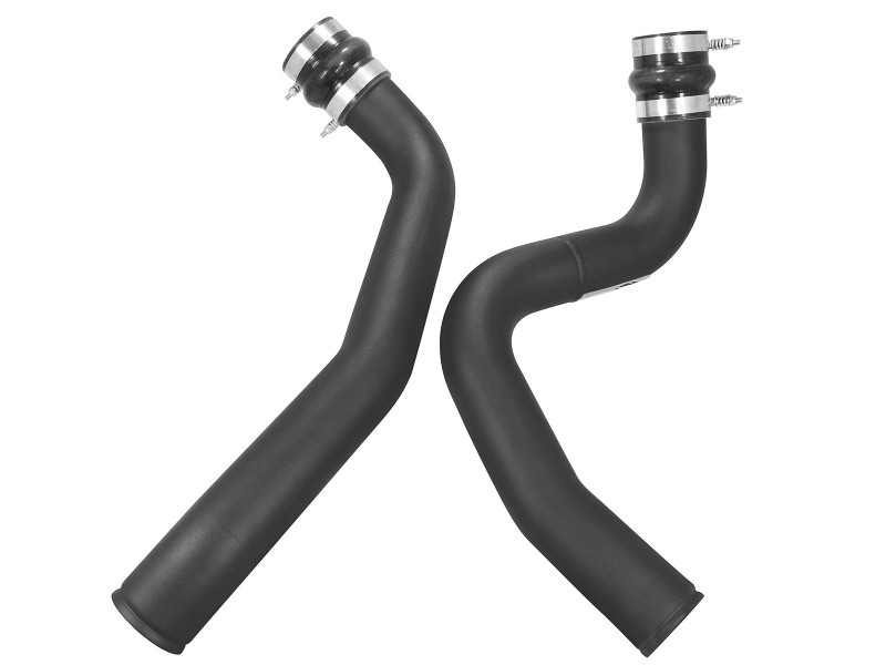 BladeRunner 3 IN Aluminum Hot and Cold Charge Pipe Kit Black
