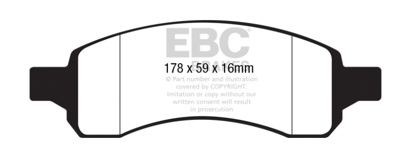 EBC S2 Brake Pad and Rotor Kit (1x ebcDP61761/2, 1x ebcUSR7490) thumbnail 5