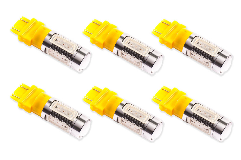Diode Dynamics 3157 LED Bulb HP11 LED - Amber Set of 6 thumbnail 3
