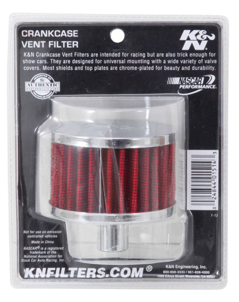 K&N Filter 3/4in Vent 3in Diameter 2in Height thumbnail 7
