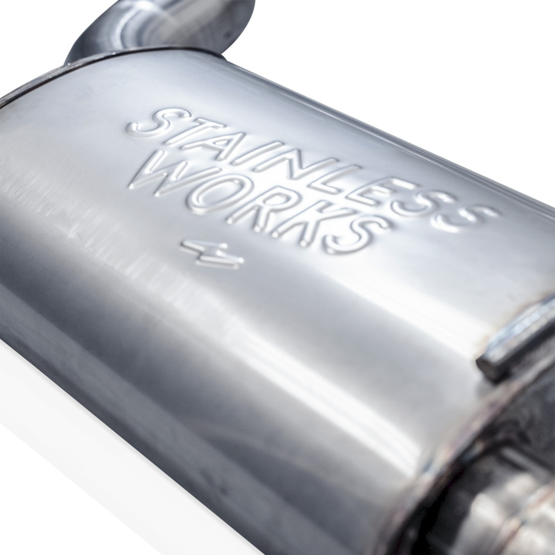 Stainless Works 2024 Mustang GT Catback Dual Tips Legend Sound H-Pipe Performance Connect Exhaust