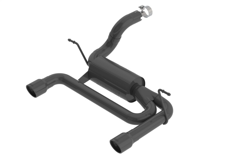 Borla 2018 Jeep Wrangler JL/JLU 3.6L 2DR/4DR ATAK SS Axle Back Black Coated Exhaust w/3.5in Tips thumbnail 5