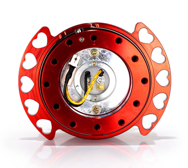 NRG Quick Release Kit - Red Body/ Red Heart Cutout Ring thumbnail 6