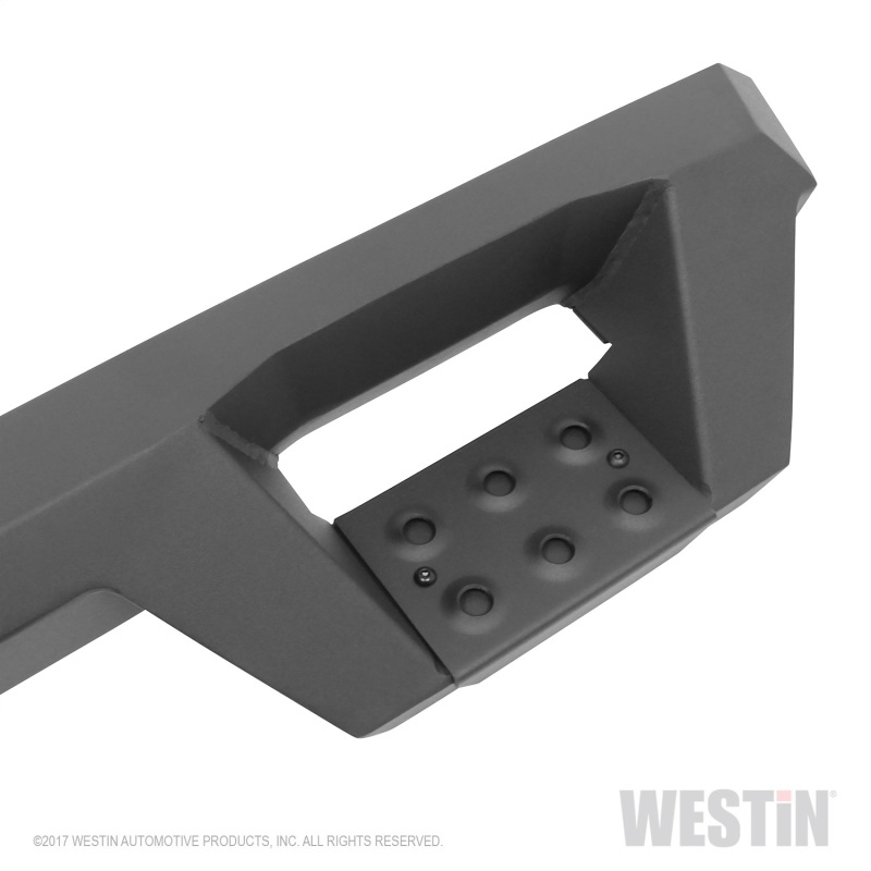 Westin 07-18 Chevrolet Silverado 1500 CC 5.5ft Bed HDX Drop W2W Nerf Step Bars - Tex. Blk thumbnail 8