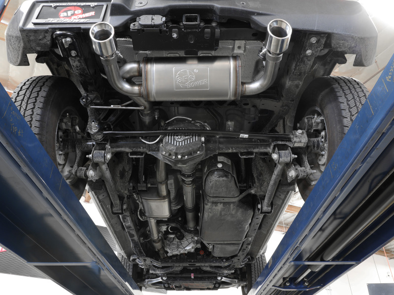 aFe Vulcan 3in 304 SS Cat-Back Exhaust 2021 Ford Bronco L4-2.3L (t)/V6-2.7L (tt) w/ Black Tips thumbnail 9