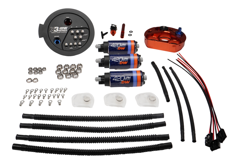 DeatschWerks 20-24 A90/91 Toyota Supra/G8X BMW M3/M4 Fuel Pump Module w/Triple DW420s thumbnail 5