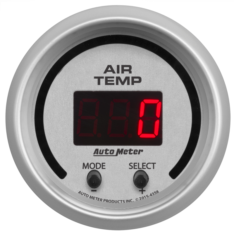 Autometer Ultra-Lite 2-1/16in 0-300 Degree F Dual Air Temp Gauge thumbnail 6