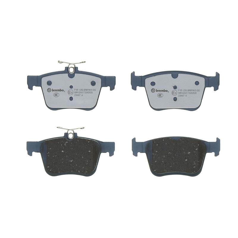 Brembo OE 16-18 Audi A3 Sportback e-tron/15-17 Walkswagen e-Golf Brake Pad - Rear thumbnail 4