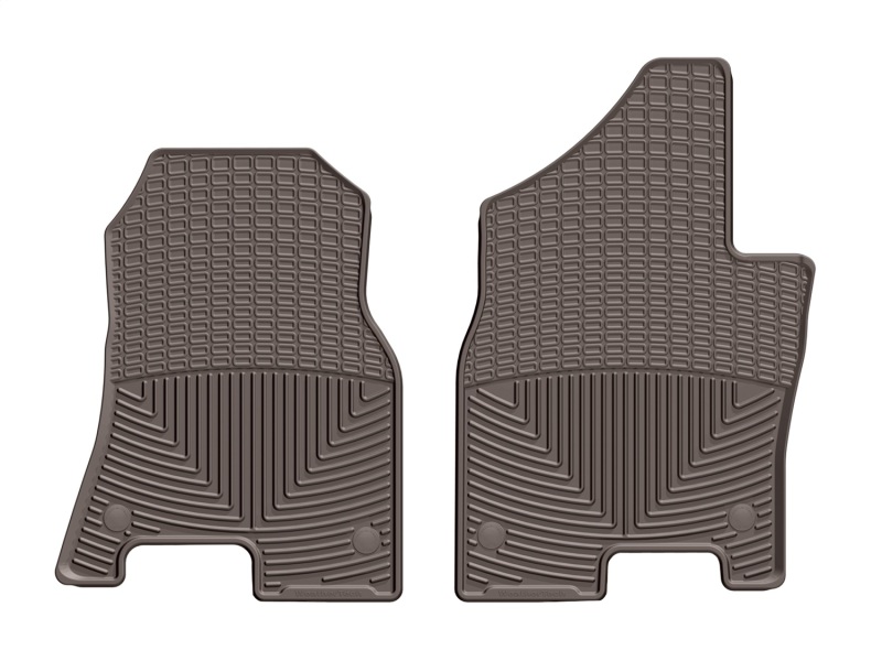 WT Rubber Mats - Front - Cocoa