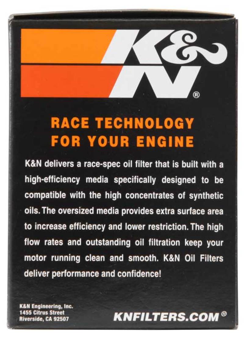 K&N Harley-Davidson 3in OD x 4.063in H Chrome Oil Filter thumbnail 5