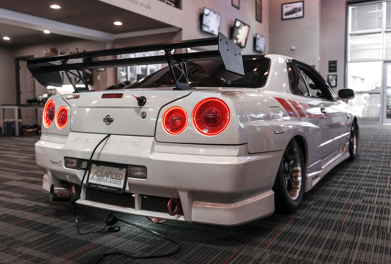 Oracle Nissan Skyline 98-01 LED Halo Kit Tail Light Halo Kit - White