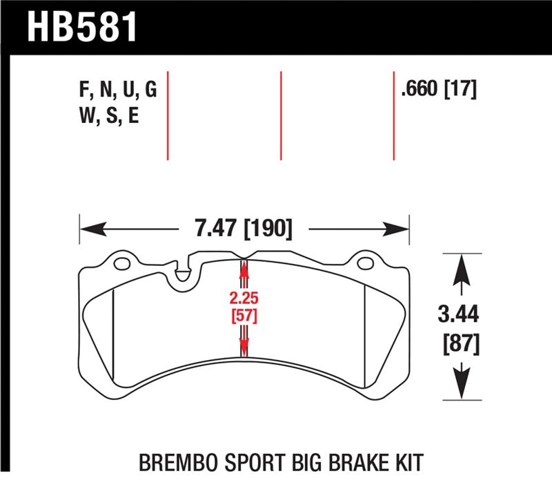 HAWK Blue 9012 Brake Pad Sets