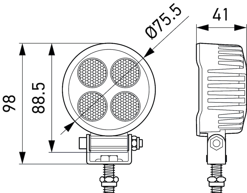 Hella ValueFit LED Work Light TR1700 LED MV CR LT thumbnail 7