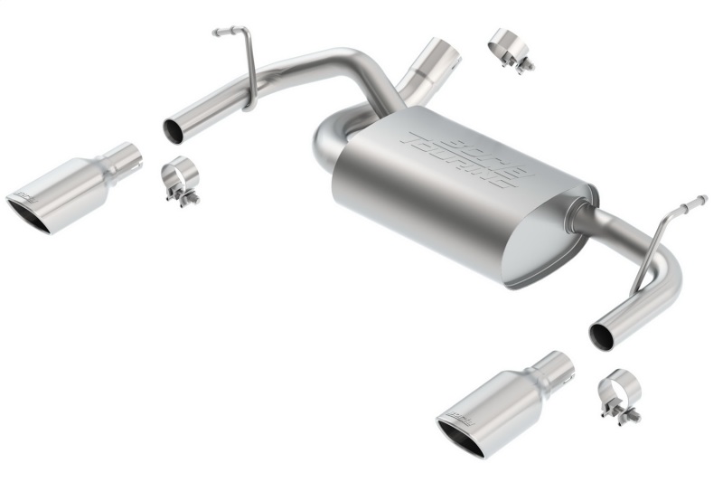 Borla 12-16 Jeep Wrangler 3.6L AT/MT 4WD Single Split Rr Exit Touring Exhaust (rear section only) thumbnail 6