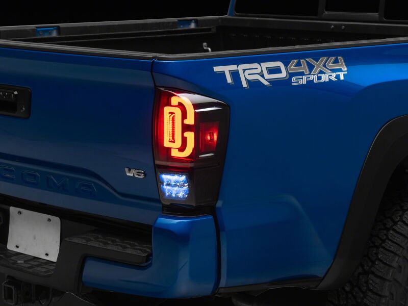 Raxiom 16-23 Toyota Tacoma XW Series Sequential LED Tail Lights- Black Housing/ Smoked Lens thumbnail 8
