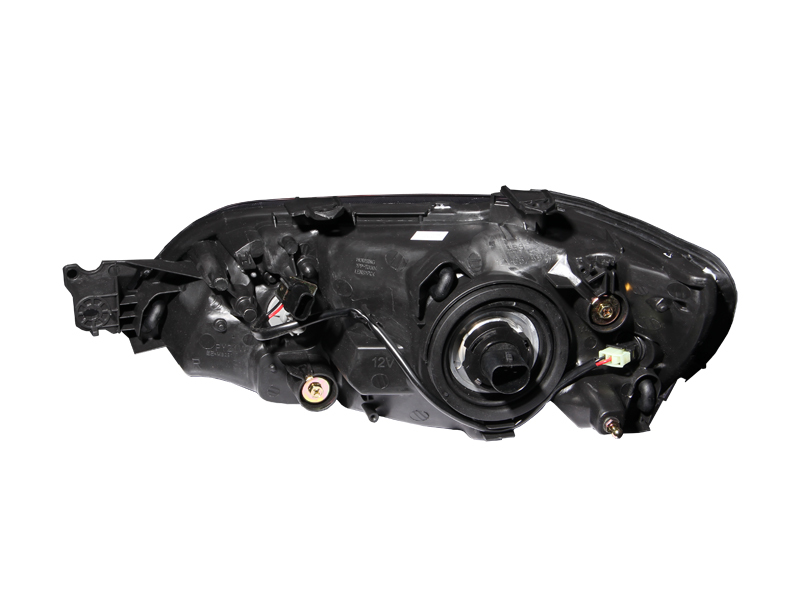 ANZO 2002-2003 Mitsubishi Lancer Crystal Headlights Black thumbnail 8