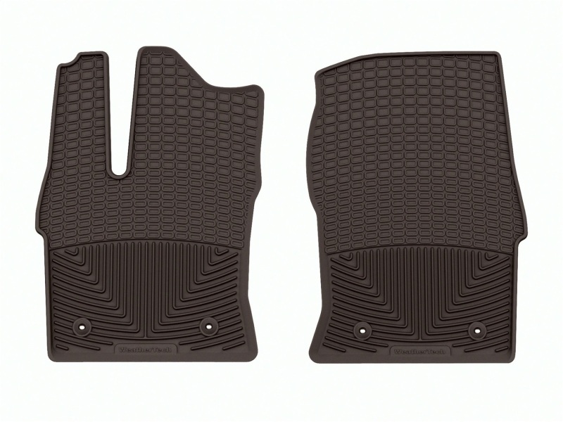 WT Rubber Mats - Front - Cocoa