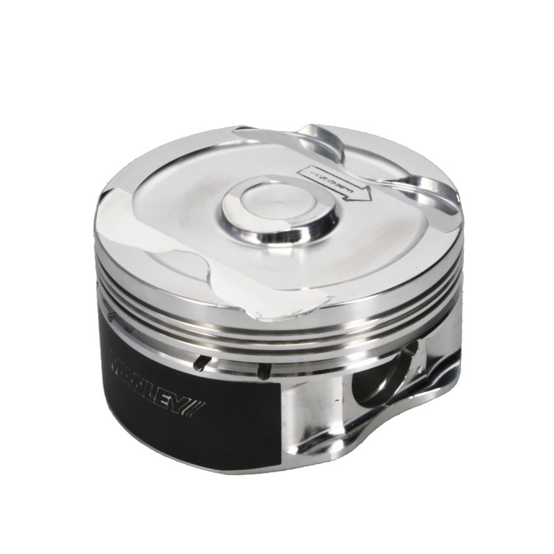 Manley 2018+ Ford Coyote 5.0L DOHC -6cc Dish 3.662in Bore 10:1 CR Extreme Duty Platinum Piston Set thumbnail 8