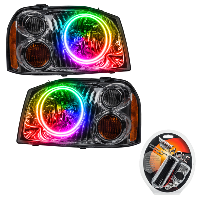 Oracle 01-04 Nissan Frontier SMD HL - Dual Halo - ColorSHIFT thumbnail 4