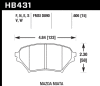 HAWK HPS 5.0 Brake Pad Sets