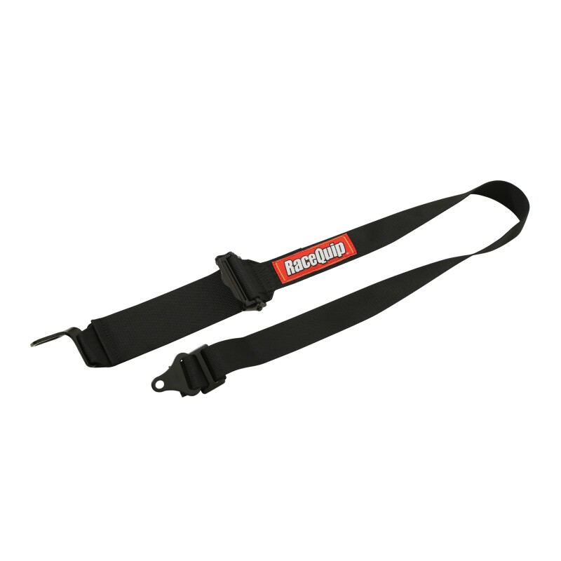 RaceQuip L & L 5pt Ratchet HNR Harness Black thumbnail 7