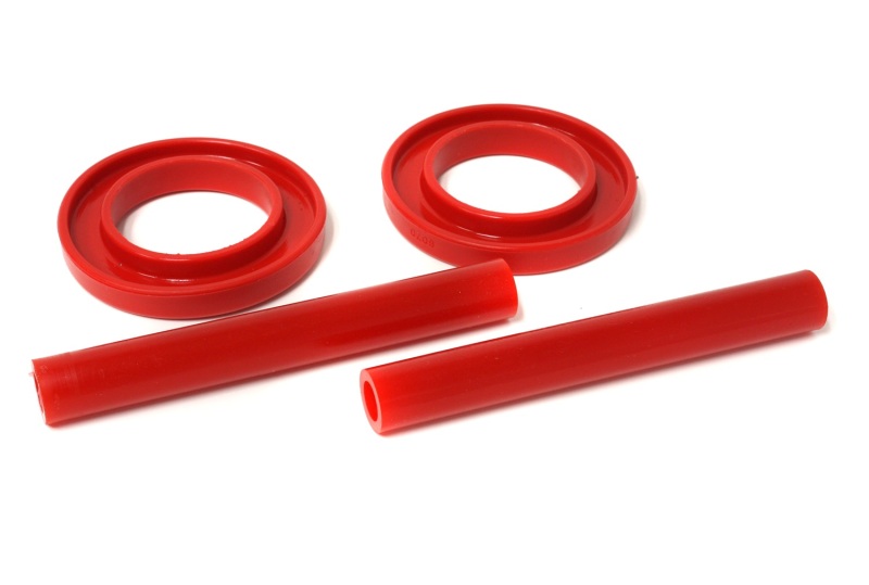 Energy Suspension 83-04 Ford Mustang SVO Red Front Spring Upper & Lower Isolator Set thumbnail 2